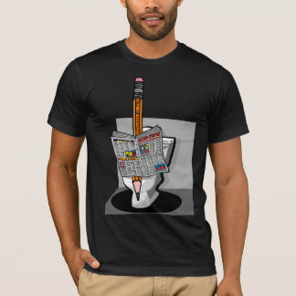 T-shirt Um lápis do número 2