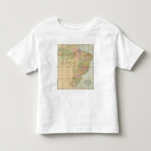 T-shirt Um mapa novo de Brasil