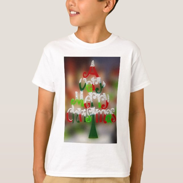 T-shirt Um Natal Muito Feliz (Frente)