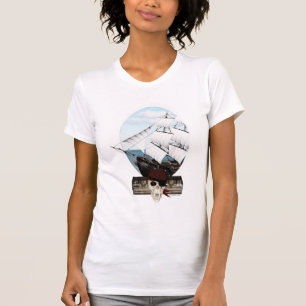 T-shirt Um navio de pirata