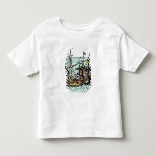 T-shirt Um navio de tesouro espanhol