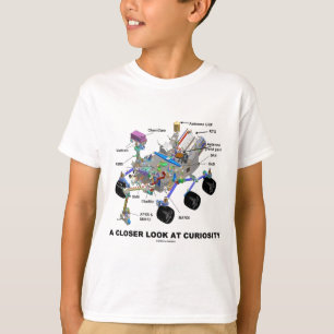 T-shirt Um olhar mais atento na curiosidade (NASA Rover