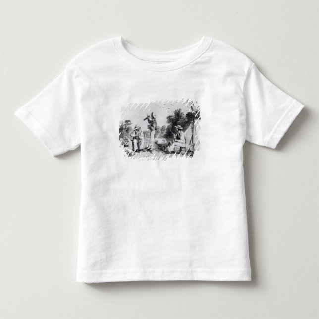 T-shirt Um partido de exploração (Frente)