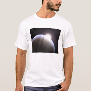 T-shirt Um planeta extrasolar com sua estrela do pai