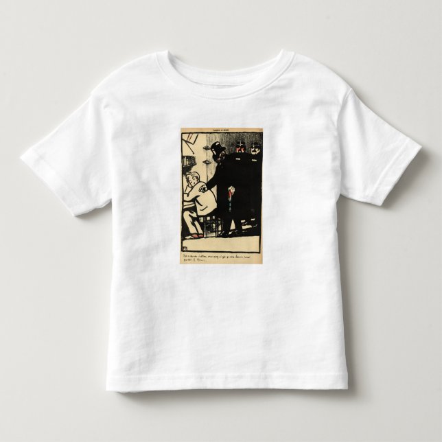 T-shirt Um prisioneiro é exilado dos crimes e (Frente)