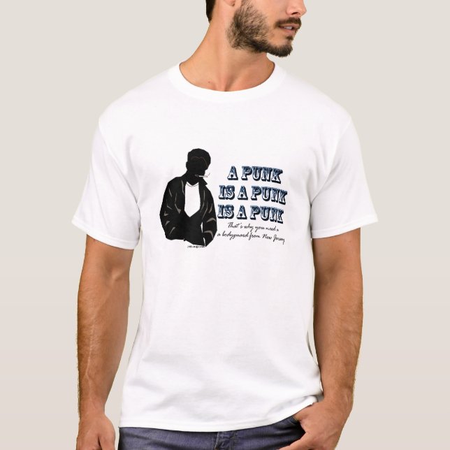 T-shirt Um punk é um punk (Frente)
