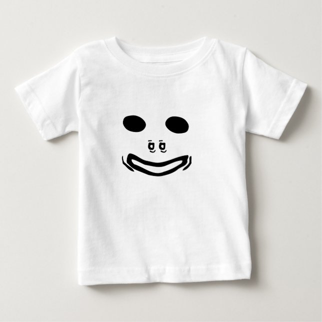 T-shirt um rosto sorridente (Frente)