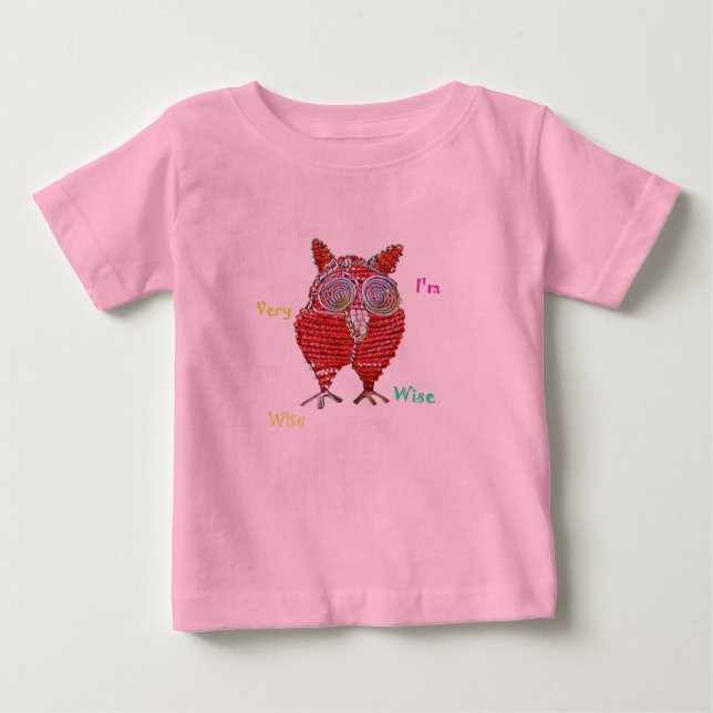 T-shirt Um sábia item de coruja (Frente)