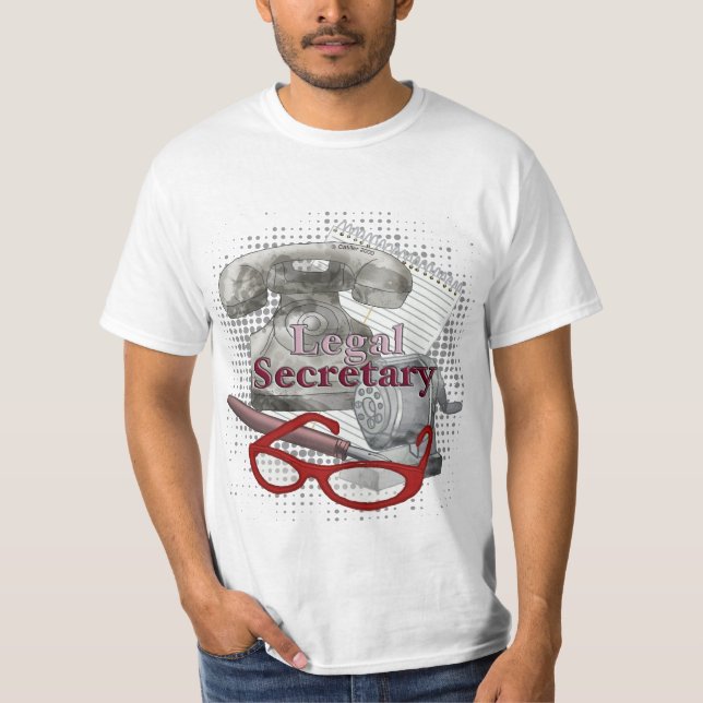 T-shirt Um Secretário Jurídico (Frente)