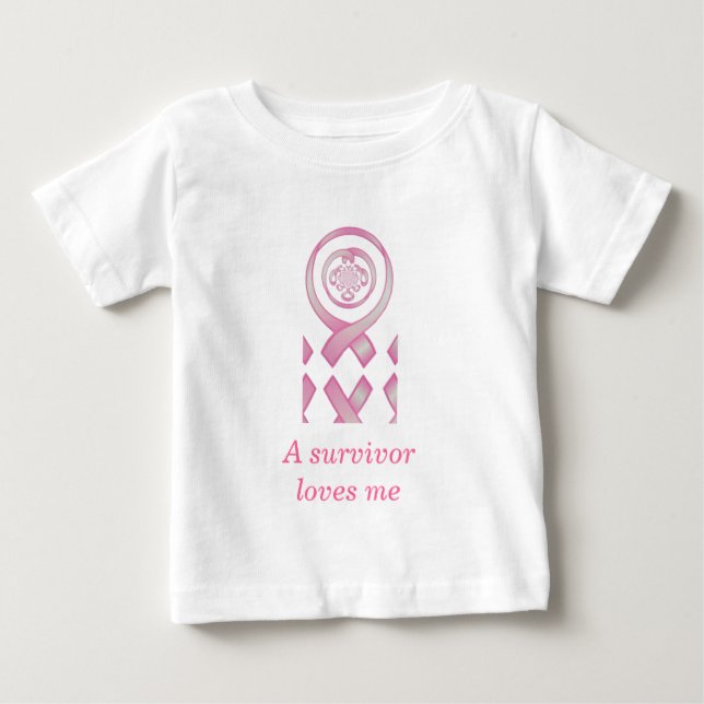 T-shirt Um sobrevivente ama-me (Frente)