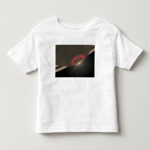 T-shirt Uma Aurora cereja-vermelha