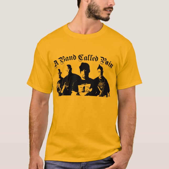 T-shirt uma banda chamou a dor (Frente)