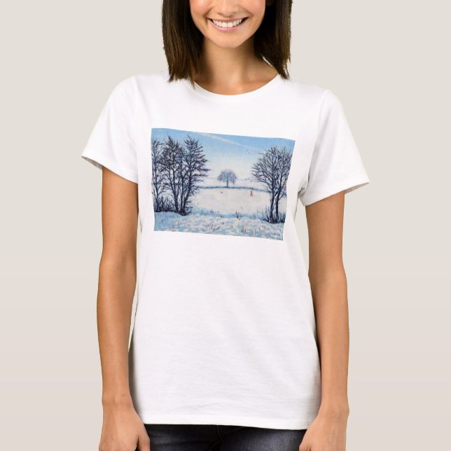 T-shirt Uma caminhada dos invernos (Frente)