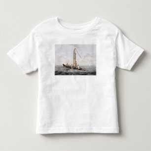 T-shirt Uma canoa da navigação de Otaheite