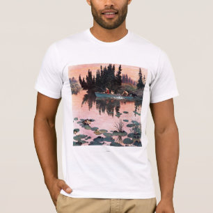 T-shirt Uma captura fina por John Clymer