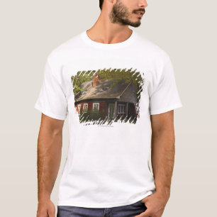 T-shirt Uma casa vermelha do registro