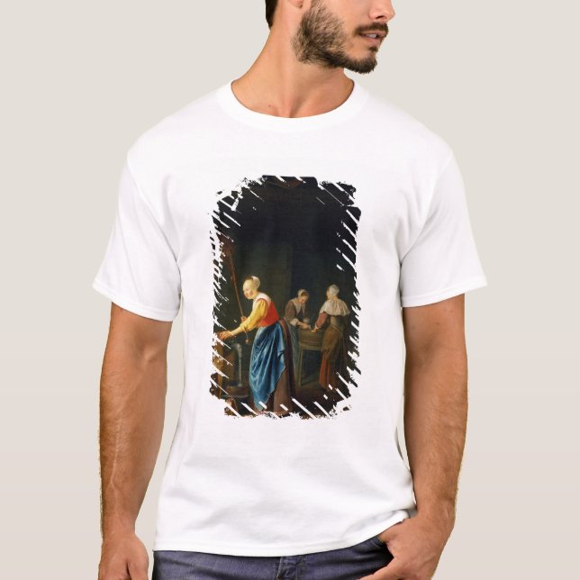 T-shirt Uma cena da cozinha (Frente)