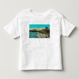 T-shirt Uma cena de banho típica em Long Beach