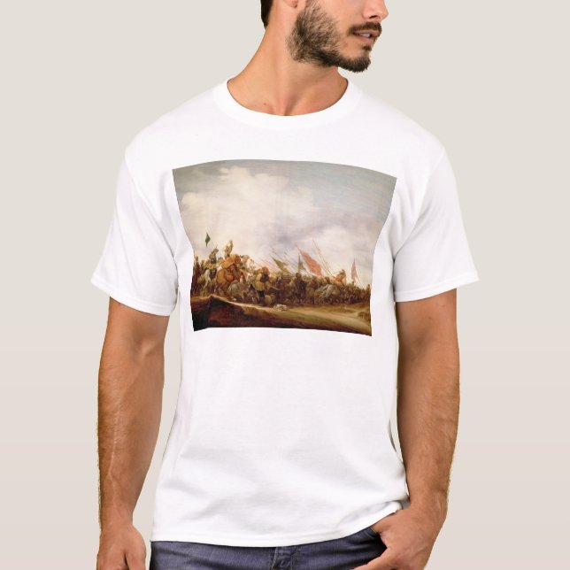 T-shirt Uma cena de batalha, 1653 (Frente)