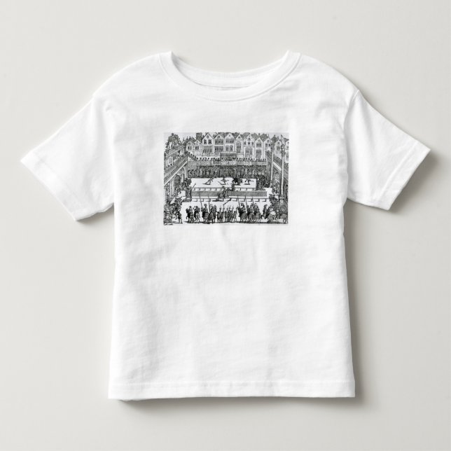 T-shirt Uma cena Jousting (Frente)