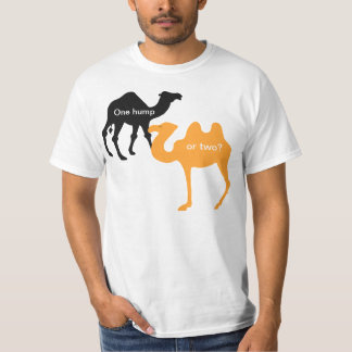 T-shirt Uma corcunda ou dois?