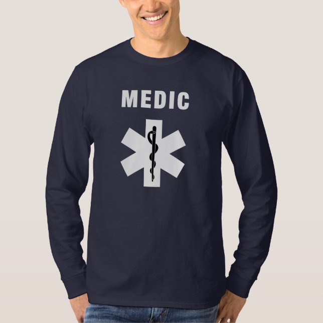 T-shirt Uma estrela do médico da vida (Frente)