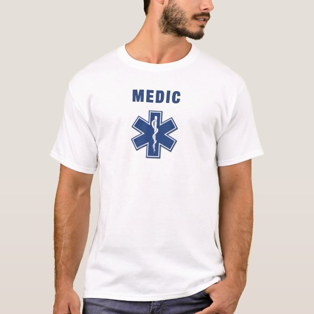 T-shirt Uma estrela do médico da vida (Frente)