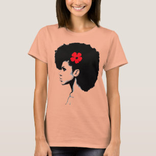 T-shirt Uma Flor Vermelha
