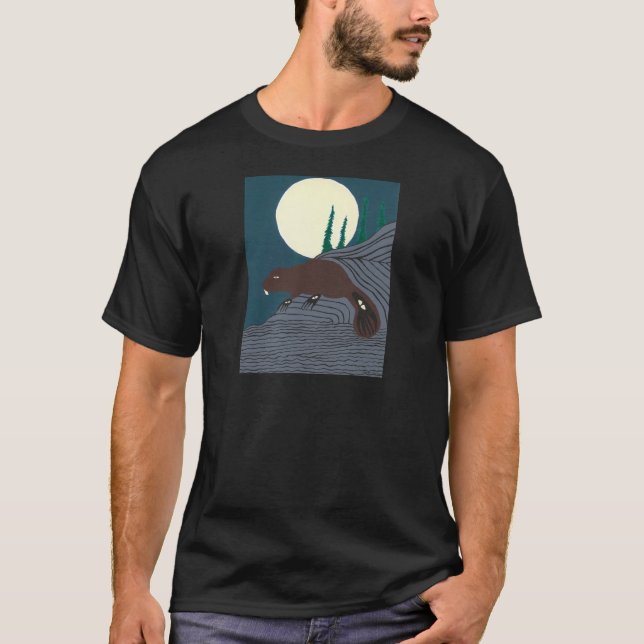 T-shirt Uma legenda dos castores (Frente)