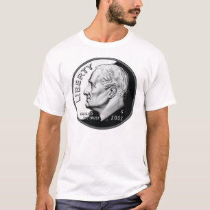 T-shirt Uma moeda de dez centavos