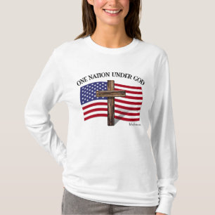 T-shirt Uma nação sob o deus