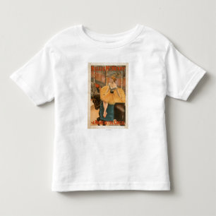 T-shirt Uma noite no poster teatral do jogo do circo