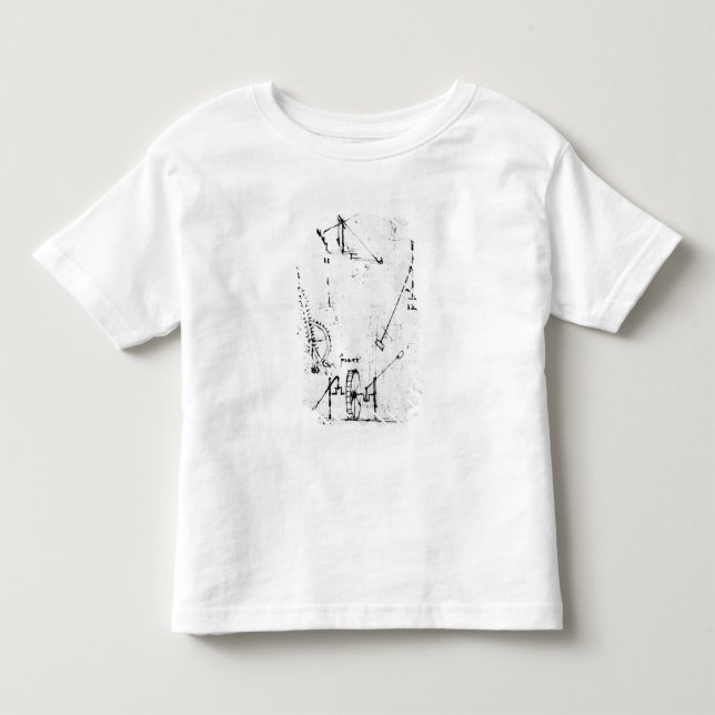 T-shirt Uma página do códice Forster, 1480s-1494 (Frente)