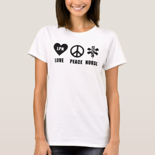 T-shirt Uma paz LPN do amor