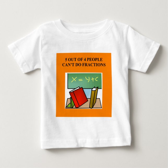 T-shirt uma piada de matemática engraçada (Frente)
