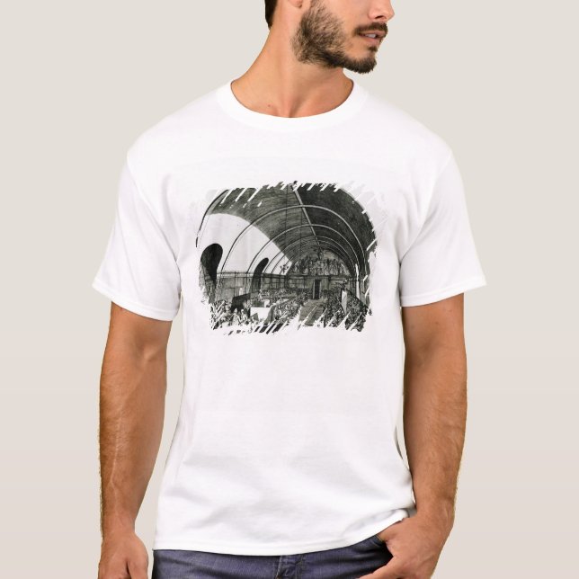 T-shirt Uma reunião do clube de Jacobin, 1791 (Frente)