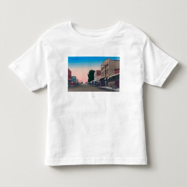 T-shirt Uma rua SceneLemoore, CA (Frente)