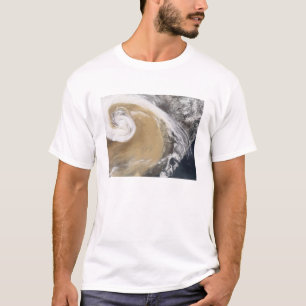 T-shirt Uma tempestade da poeira do asiático cruza o
