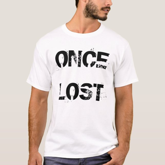 T-shirt uma vez perdido do Outreach (Frente)