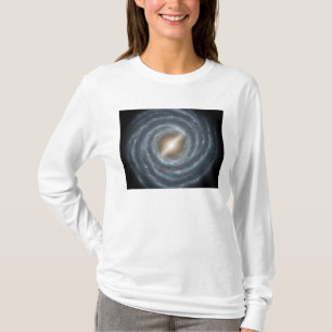T-shirt Uma vista de nossa própria galáxia da Via Lácte