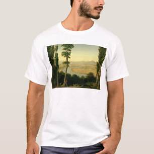 T-shirt Uma vista do Tibre e do Campagna romano