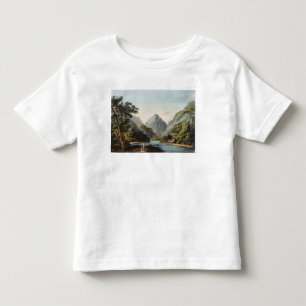 T-shirt Uma vista na baía de Oheitepha na ilha de