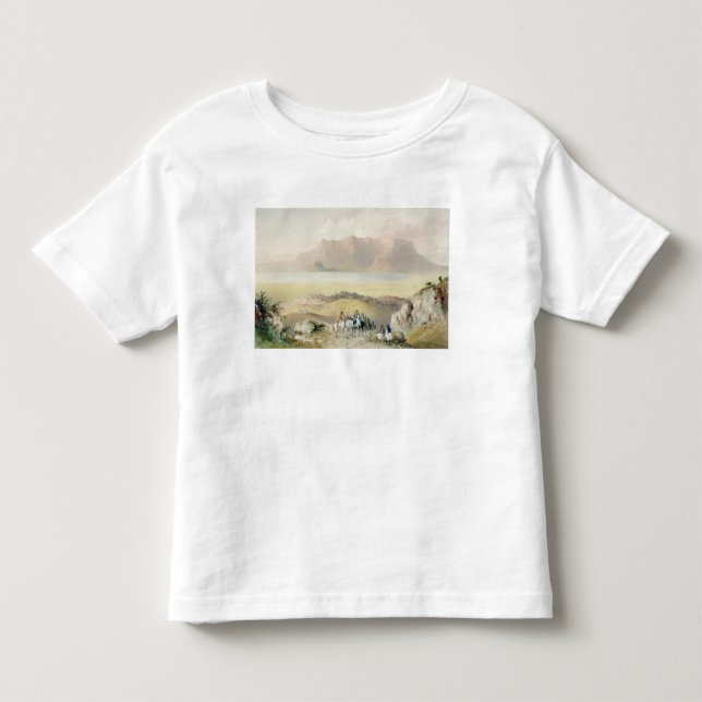 T-shirt Uma vista na piscina (Frente)