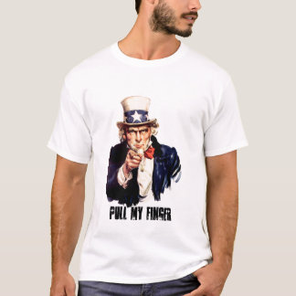 T-shirt Uncle_Sam_ (pointing_finger), PUXA MEU DEDO
