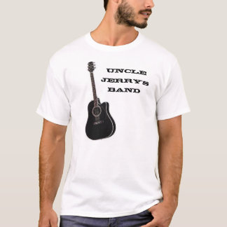 T-shirt União do tio Jerry - guitarra preta