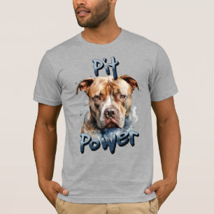 T-Shirt Única do Cão do Passo Pitbull