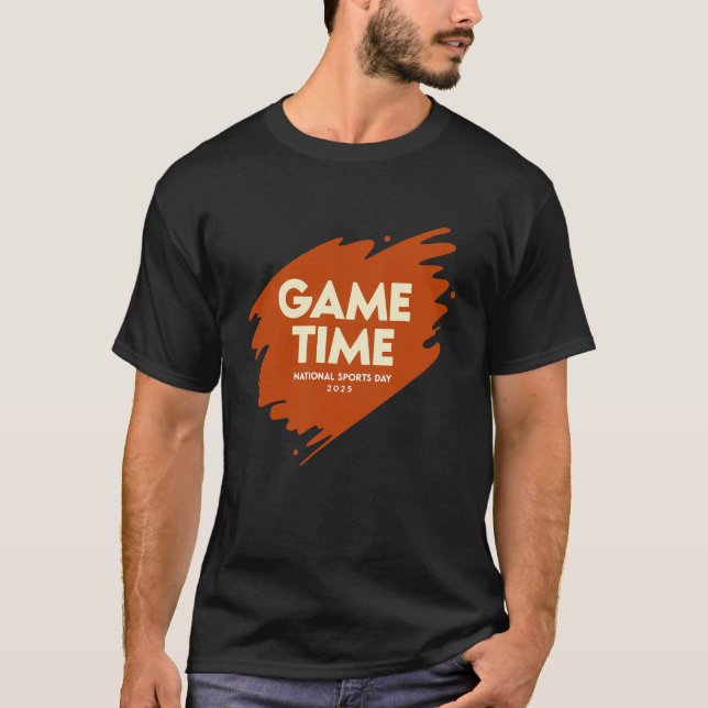 T-Shirt Única do Tempo de Jogo (Frente)