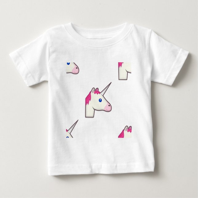 T-shirt unicorn emoji (Frente)
