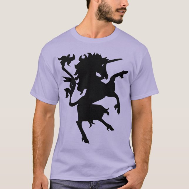 T-shirt Unicorn Rampant (Frente)