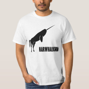 T-shirt Unicórnio de Narwhalicorn Narwhal